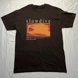 Slowdive Black Band Tee 1